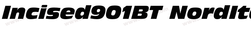 Incised901BT NordIta字体转换